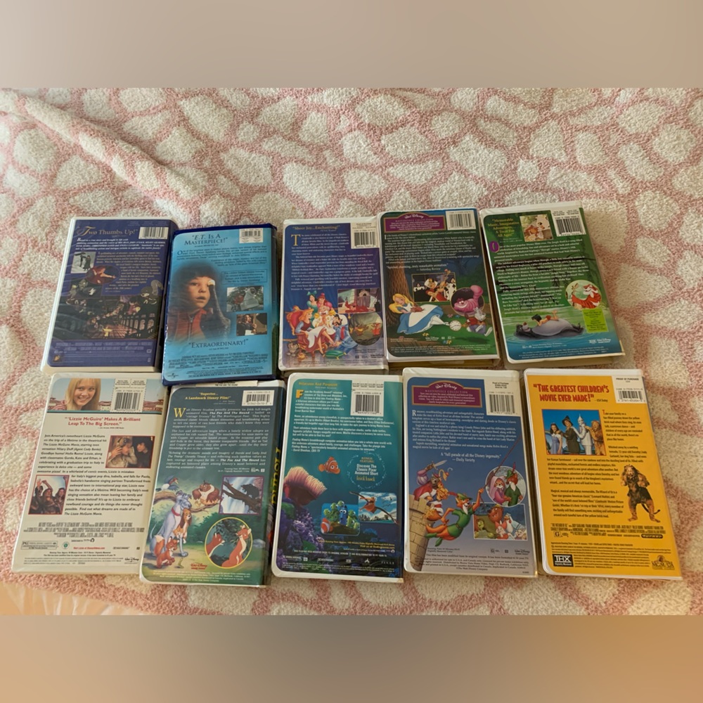 Lot of 10 Walt Disney Black Diamond & Masterpiece Collection VHS Tapes - Picture 2 of 3